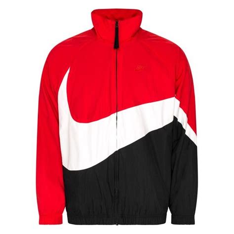 nike air jacket jacke rot schwarz weiss f687